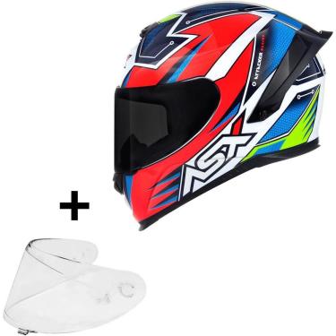 Imagem de Capacete Asx Eagle Racing Spoiler Esportivo Attacker Viseira