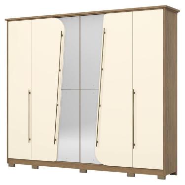 Imagem de Guarda Roupa Casal 6 Portas Dubai - Móveis Henn