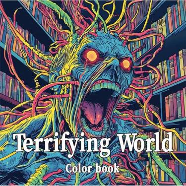 Imagem de Livro de colorir Horror World 20 páginas Desenhos assustadores - taiyu