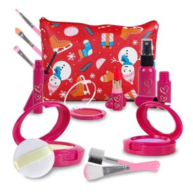 Imagem de Kit de maquiagem Pretend para meninas Conjunto de maquiagem - Gloome S
