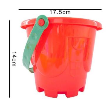 Imagem de Brinquedos de praia Sand Sandbeach Kids Castle Bucket Spade Shovel - G