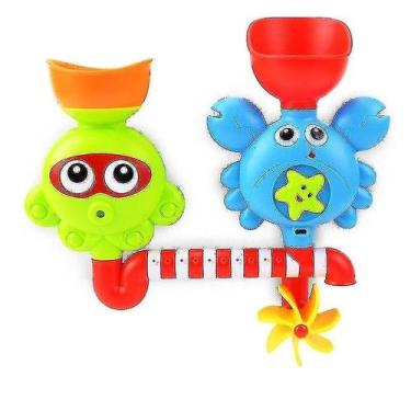 Imagem de Caranguejos de brinquedo de banho com spray de água com música e luzes