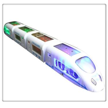 Imagem de Toy Train Z Train Toys Beautiful 3D Lightning Electric - Gloome Store