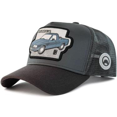 Imagem de Boné Sacudido`s - Pampa - Couro Cinza