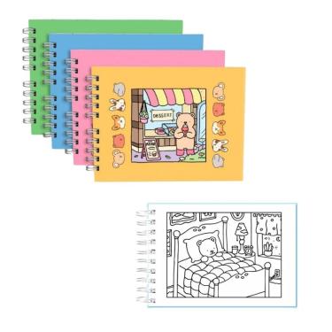 Imagem de Livro para Colorir 50 Folhas Capa Dura Encadernação Wire-0