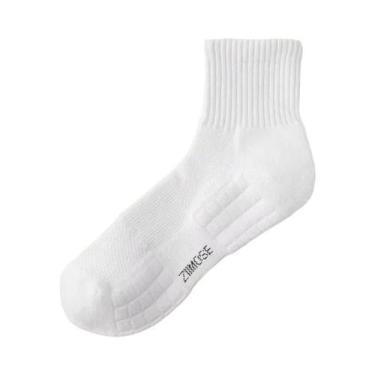 Imagem de Meias De Algodão Veludo Masculinas De Cano Médio, Pacote Com 4, 5 Ou 1