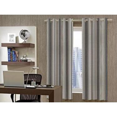 Imagem de Cortina Blackout PVC(Plástico) 2,80x1,80 Estampada - Admirare, Listras