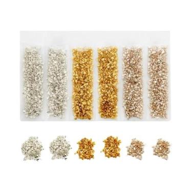 Imagem de Resina Epóxi UV Cristal Para Preenchimentos, Pedras De Vidro Quebradas