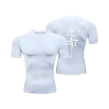 Imagem de Camiseta De Compressão Masculina De Secagem Rápida Para Fitness, 8 Cor