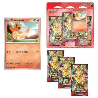 Imagem de Pokemon Baralho Mega Evolução Herois Excelsos 3 PacK - COPAG