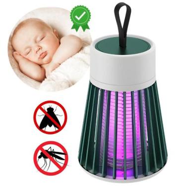 Imagem de luz repelente elétrica armadilha anti dengue e mosquitos repele o ambi