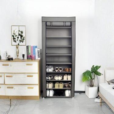 Imagem de Sapateira Organizadora 9 Prateleiras com Capa TNT Porta Calçados Verti