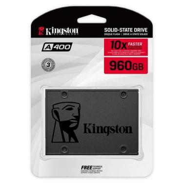 Imagem de Ssd Kingston A400 960gb Sata Leitura E Gravação 500mb/s - 450mb/s Sa40