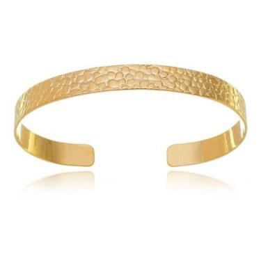 Imagem de Bracelete regulável Viena design chapado estampado banhado em ouro 18k