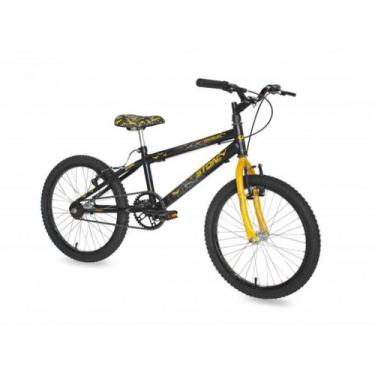 Imagem de Bicicleta Stone Aro 20 Infantil Masculina, Preto