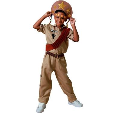 Imagem de Fantasia Cangaceiro Infantil pra Menino de Luxo Roupa Lampião Completa