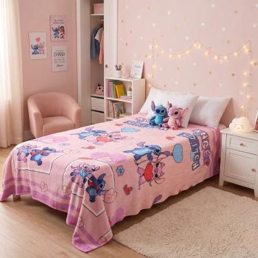Imagem de Manta Infantil Soft Fun Personagens Disney 150CM Poliéster Macio Estampada Jolitex
