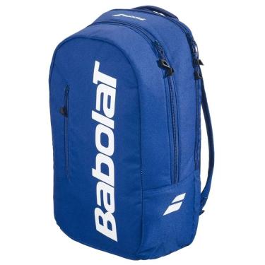 Imagem de Mochila Babolat Lite Azul X1 25L com Bolso para Raquete em Poliéster Reciclado