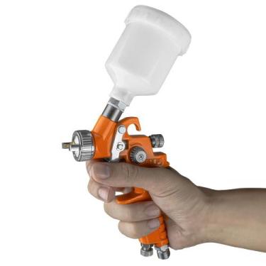 Imagem de Pistola de pintura HVLP tipo gravidade com bico de 1,0 mm - Intech Mac