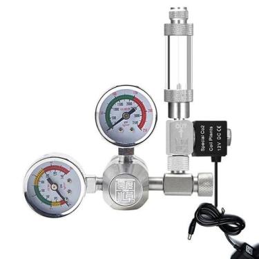Imagem de Kit Regulador De CO2 De Alta Pressão Para Aquário Com Contador De Bolh