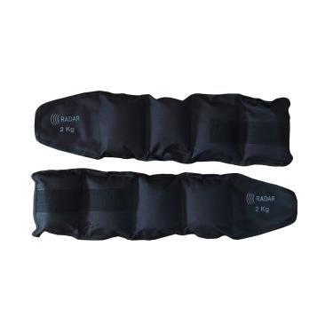 Imagem de Par de Tornozeleira Caneleira de 2KG Profissional Reforçada