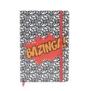 Imagem de Caderneta The Big Bang Theory Bazinga Fd Branco A5 43216