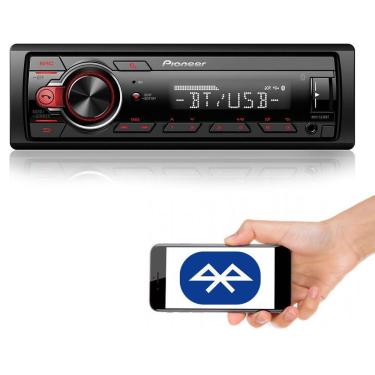 Imagem de Som Automotivo Media Receiver Pioneer MVH-S218BT Com Bluetooth, Entrada USB, Entrada Auxiliar