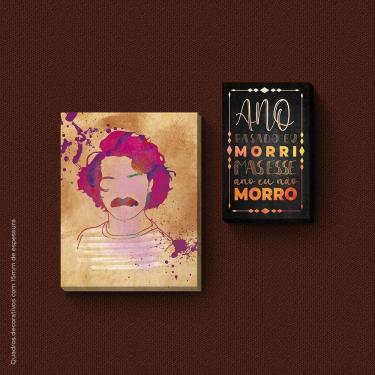 Imagem de Ano Passado Eu Morri - Quadro Ou Placa Decorativa 2Pçs 15mm