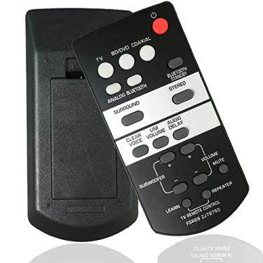 Imagem de Controle remoto substituído compatível com Yamaha Soundbar FSR66 ZJ78750 YAS-103 ATS-1030 ZJ787500