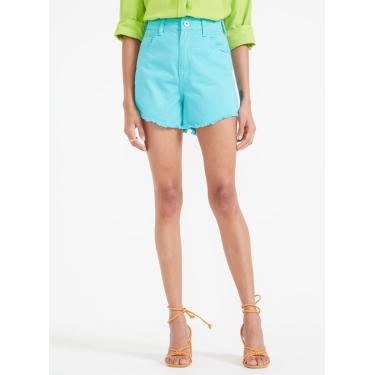 Imagem de Short Sarja Sofia Forum Feminino Azul Montego 40