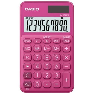 Imagem de Calculadora De Mesa 10Dig.Rosa Solar/Bat.Fun.H/Tx - Casio