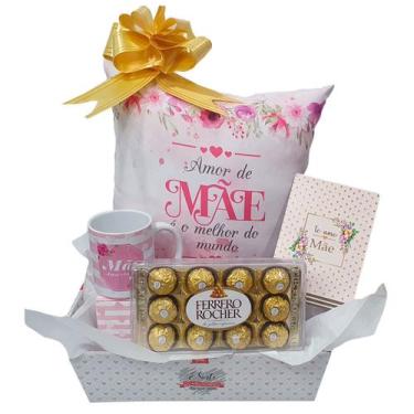 Imagem de Kit Presente Dia Das Mães + Chocolate Ferrero Rocher Com 12 - Sude