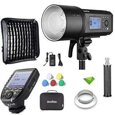 Imagem de Godox AD600Pro 600Ws TTL Flash + Godox XPro-O Gatilho para Olympus Panasonic com Godox 60 * 60cm Softbox 2.4G 2600mAh Bateria 360 Flashes de Potência Total, 0,01-0,9s Reciclar Strobe/Flash Exterior
