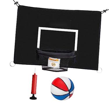 Imagem de Dynwave Cesta de para trampolim Armação de leve e resistente para mergulho com bomba de Acessórios de fixação de trampolim, Bola Colorida 69cm