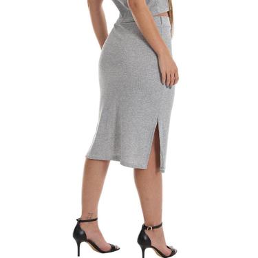 Imagem de Saia Midi Tubinho com Fenda Verão-Feminino