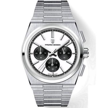 Imagem de Relogio Masculino De Quartzo De Luxo Vidro Safira Moda Casual Esportiva