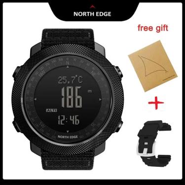Imagem de North Edge APACHE Relógio Inteligente Masculino  Altímetro  Barômetro  Bússola  Smartwatch Militar