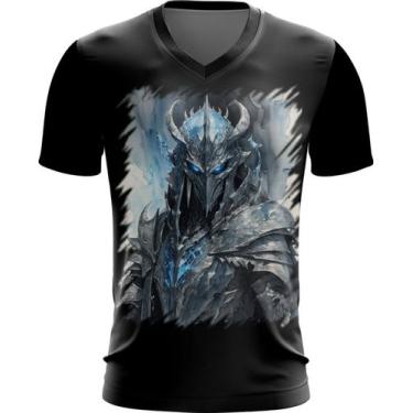 Imagem de Camiseta Gola V Guerreiro De Gelo Mortal Absoluto 2 - Kasubeck Store