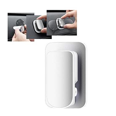 Imagem de HIBEYO Suportes de óculos para viseira de sol de carro, óculos de sol de loja fáceis de encontrar, mantenha o interior do carro arrumado, suporte universal para óculos de sol de carro com clipe de