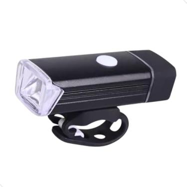 Imagem de Farol Bike Machfally Lanterna 4 Modos Led Recarregável Com Plug Usb 180 Lumens Mundo Compras