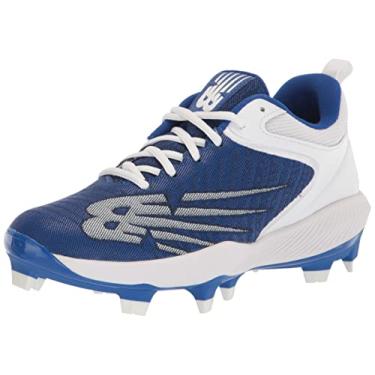 Imagem de New Balance FuelCell 4040 V6 Tênis de beisebol masculino de metal, Team Royal/Branco, 45