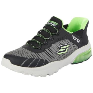 Imagem de Skechers Tênis masculino Razor Air-Hyper-Brisk, Carvão/Preto, 11.5 Little Kid
