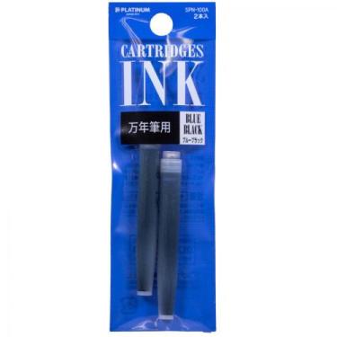 Imagem de Cartucho Para Caneta Tinteiro Platinum C/2 Blue Black