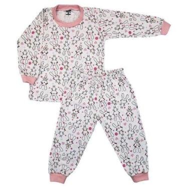 Imagem de Conjunto Camisa e Calça Estampada Longo Inverno 100% Algodão - Koala B