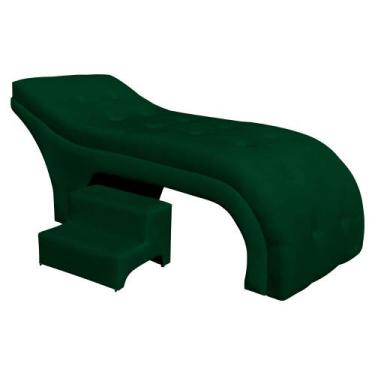 Imagem de Maca Estofada Botonê Clínica Salão Estética Veludo 60 cm - Estopar, Ve