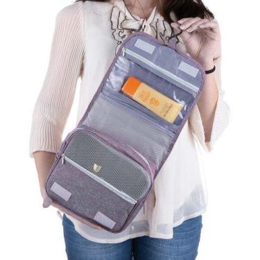 Imagem de Necessaire Feminina Masculina Viagem Mala Cabide Divisória - ZINGO SHO