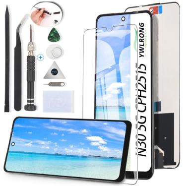 Imagem de Tela de substituição para OnePlus Nord N30 5G para Nord CPH2513 CPH2515 Display LCD Touch Screen Digitalizador Assembléia com ferramentas (preto)