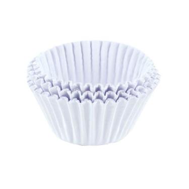 Imagem de Forminhas de Papel Branca para Brigadeiros e Doces de Festa. Caixa 200