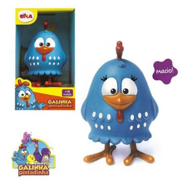 Imagem de Boneca Galinha Pintadinha 14cm Vinil Macio Série Brinquedos de Meninas