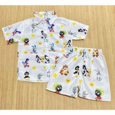 Imagem de Conjunto Menino Mauricinho Infantil Temático Looney Tunes Baby - EDYNH